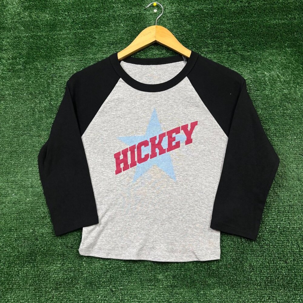 Royel Otis Hickey Cropped Baseball Tee Size Small